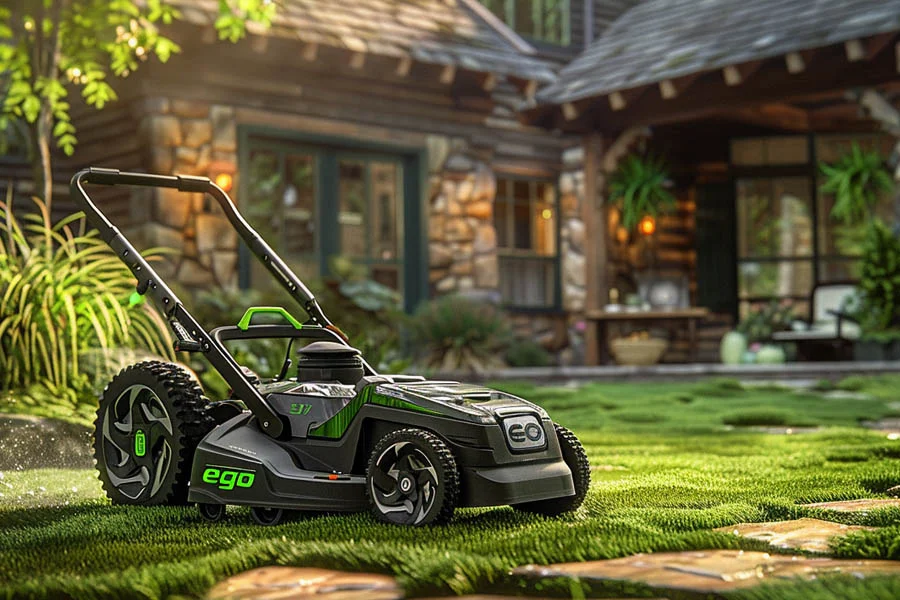 small battery operated lawn mower